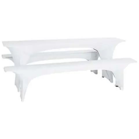 Set de housses extensibles pour ensemble brasserie Grace 3 pièces
