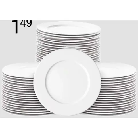 Assiette plate Rondon 36-piece