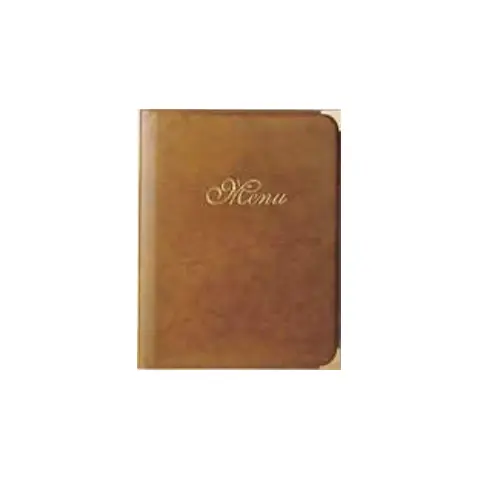Carte de menu Aragon avec gaufrage MENU A4 portrait