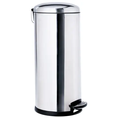 Poubelle à pédale Hillwood, inox