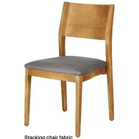 Chaise empilable tissu Stak