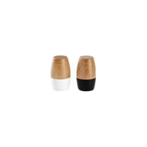 Set salière/poivrière rond bombé Kayu