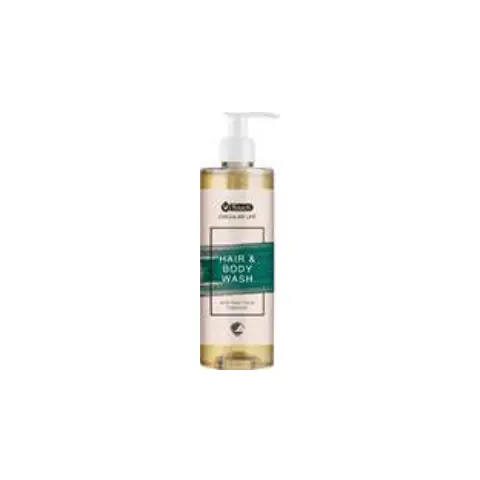 Shampooing et gel douche hôtel 2 en 1 en distributeur à pompe Circular Life