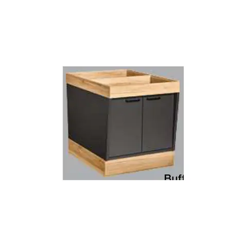 Table de buffet élément îlot petit mobile avec portes Valinta