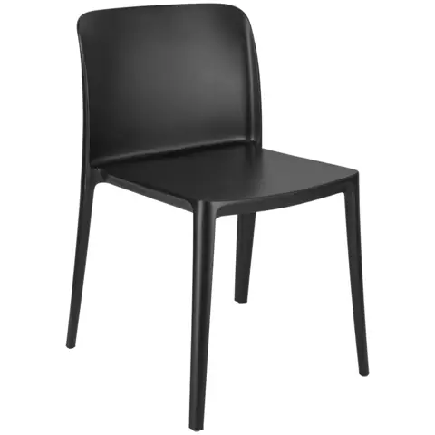 Chaise plastique Rigg sans accoudoirs, empilable