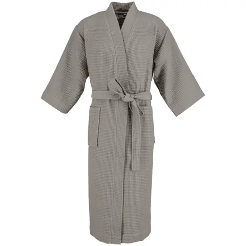 Peignoir kimono Mino en piqué gaufré