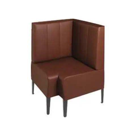 Banquette d'angle rembourrée avec élément de dossier Adapto