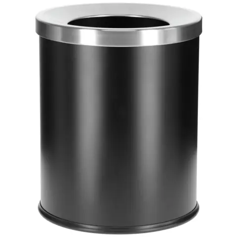 Poubelle de chambre Magma 7 l avec anneau inox